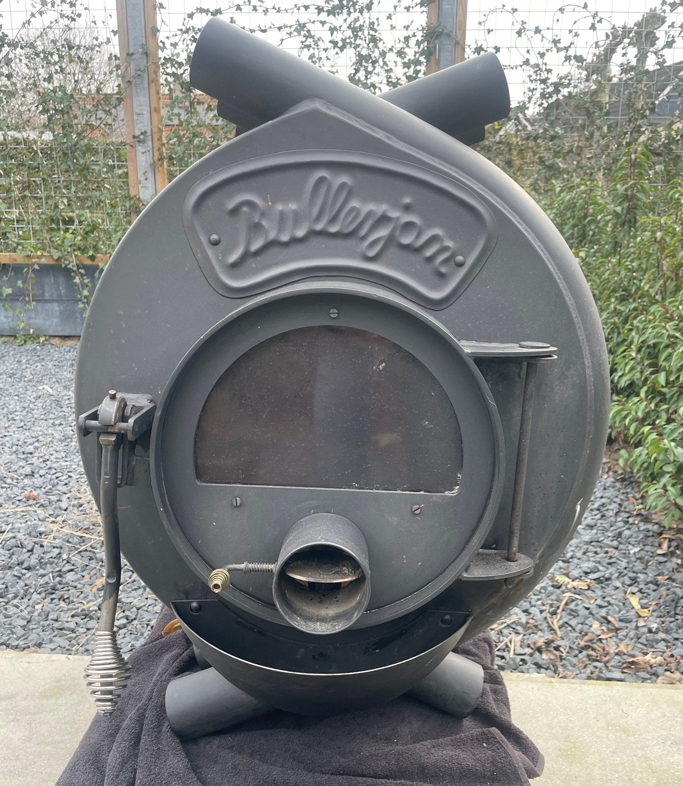 Bullerjan type 02 / 14 Kw Houtkachel, Ophalen, Zo goed als nieuw, Hout, Houtkachel