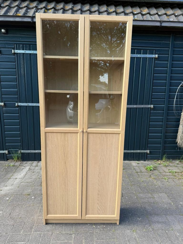 Ikea BILLY / OXBERG Boekenkast, Ophalen, 200 cm of meer, Eikenpatroon, 50 tot 100 cm