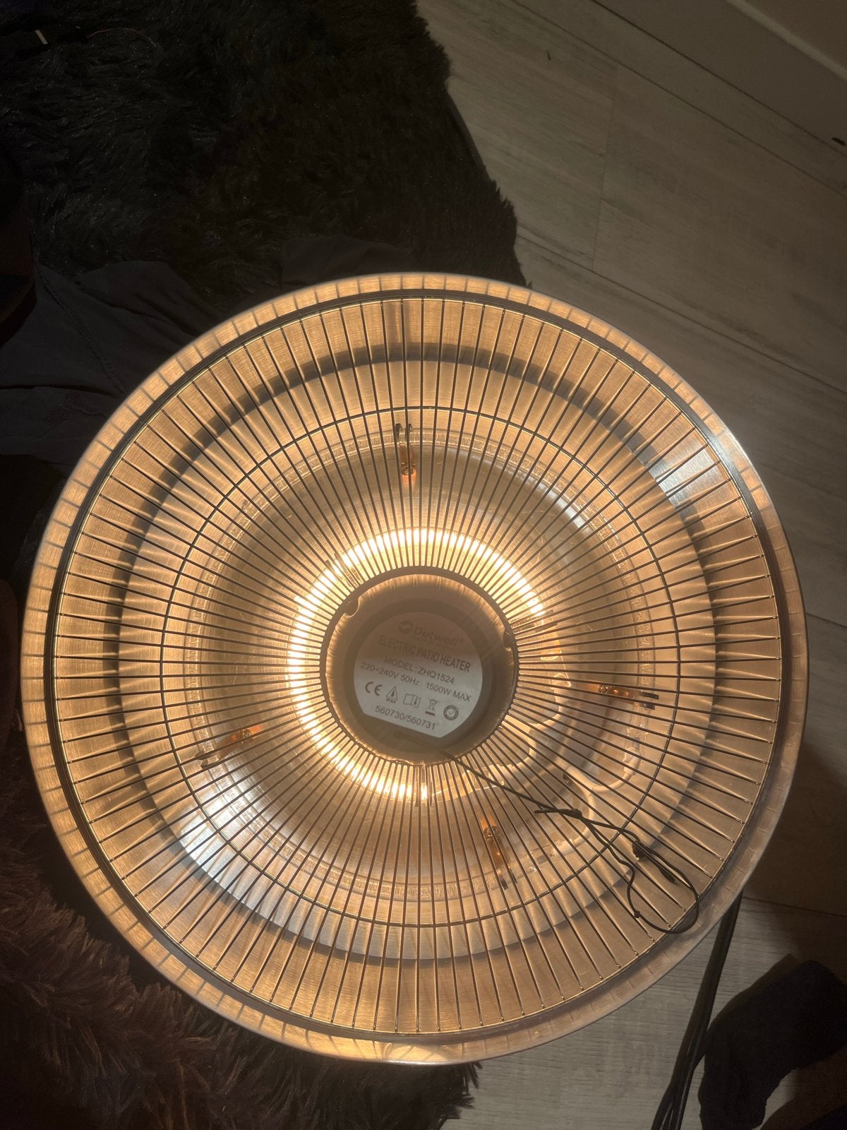 Outwell Camping/Patio Heater - Terrasverwarmer, Plafond, Zo goed als nieuw, Waterbestendig, Ophalen