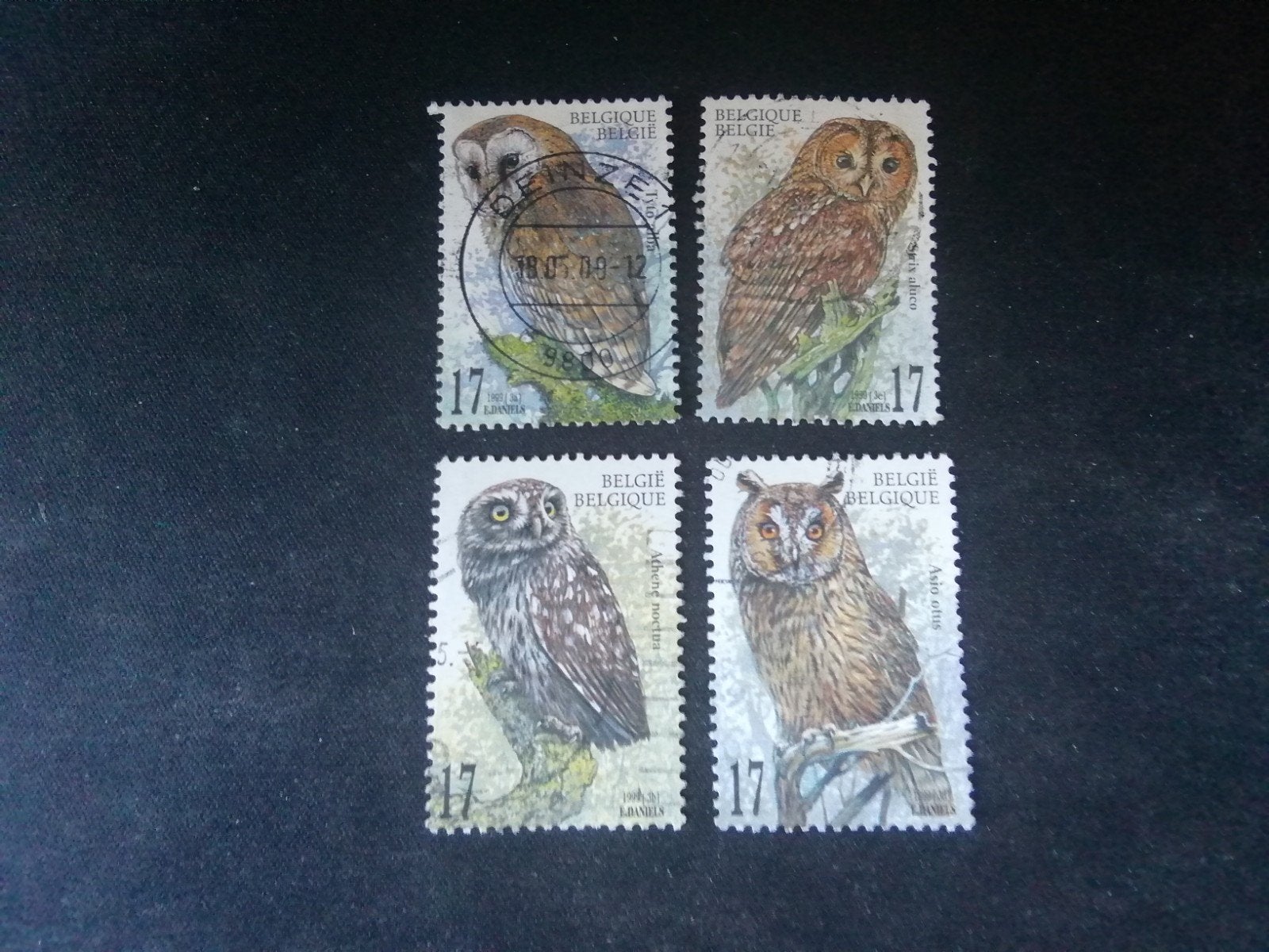 BELGIË UILEN SERIE NR 2857 /2860 GESTEMPELD, Postzegels en Munten, Postzegels | Europa | België, Ophalen of Verzenden, Gestempeld