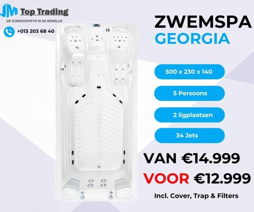 Zwemspa Georgia Spa Actie - Weg=Weg Prijs!, Ophalen, Nieuw