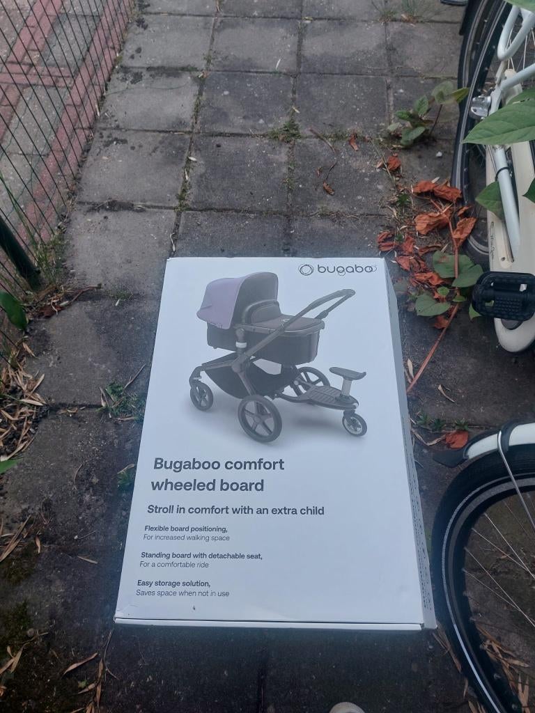 Bugaboo meerijplankje met zitje – NIEUW in doos, Ophalen, Nieuw, Kinderwagen, Bugaboo