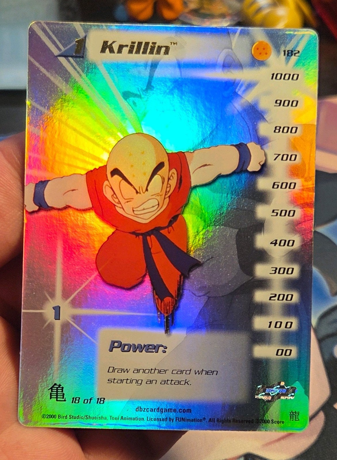 Krillin 182 DBZ Saiyan Saga Limited - EXC, Ophalen of Verzenden, Zo goed als nieuw