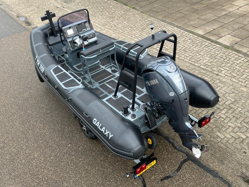Galaxy P6 Rib, Yamaha F150, Pega Trailer, DEMO SET, Watersport en Boten, Overige merken, Buitenboordmotor, Aluminium, Rib