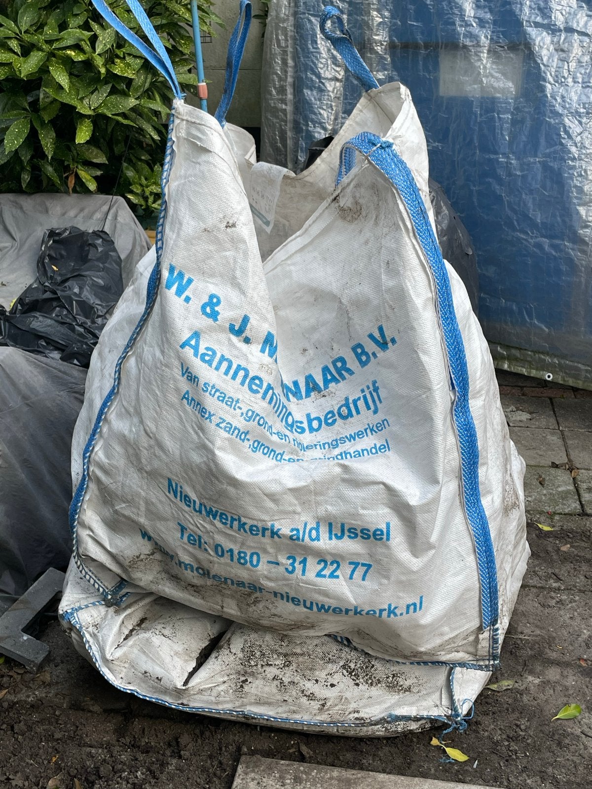 3 Big Bags - Gebruikt - opvouwbaar, Tuin en Terras, Zand, Ophalen of Verzenden, Zo goed als nieuw, Overige typen