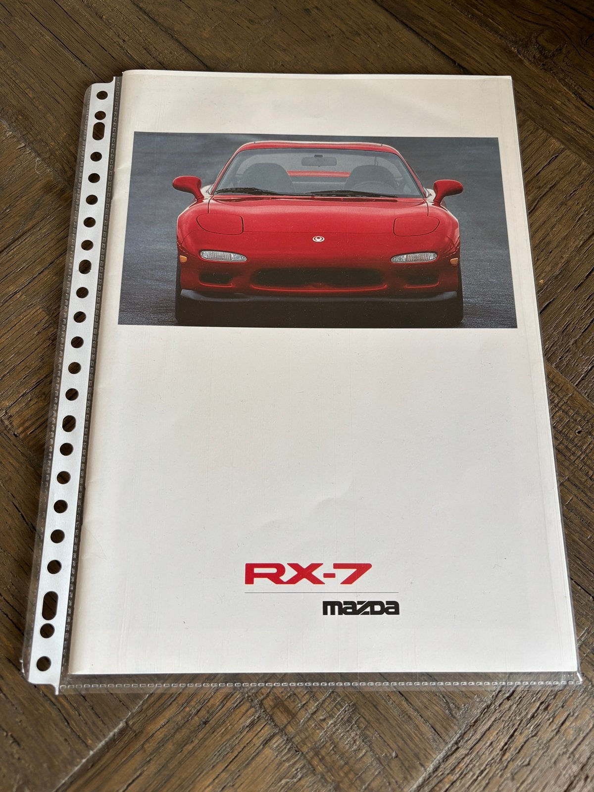 Mazda RX-7 FD3S brochure 1992, Ophalen of Verzenden, Zo goed als nieuw, Mazda