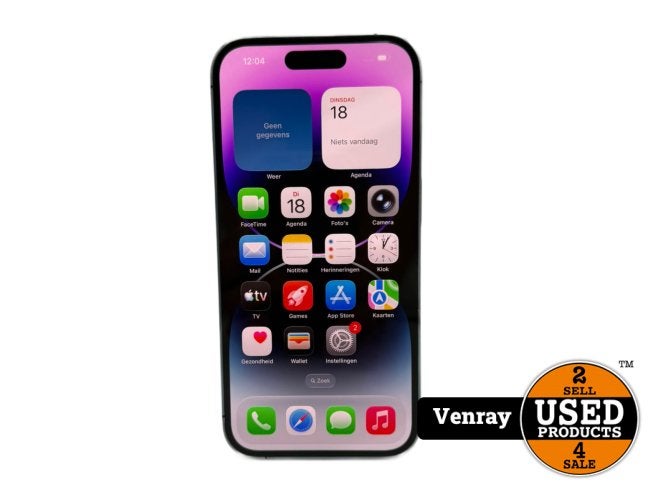 iPhone 14 Pro 128GB Purple Batterij 91% | A-Grade, Apple, Gebruikt, Support@apple.com, One Apple Park Way
Cupertino, CA 95014
United States