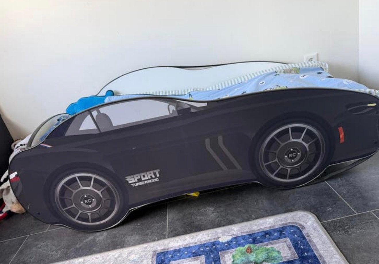 Kinder bed race auto, Ophalen, Gebruikt, Minder dan 140 cm, Minder dan 70 cm