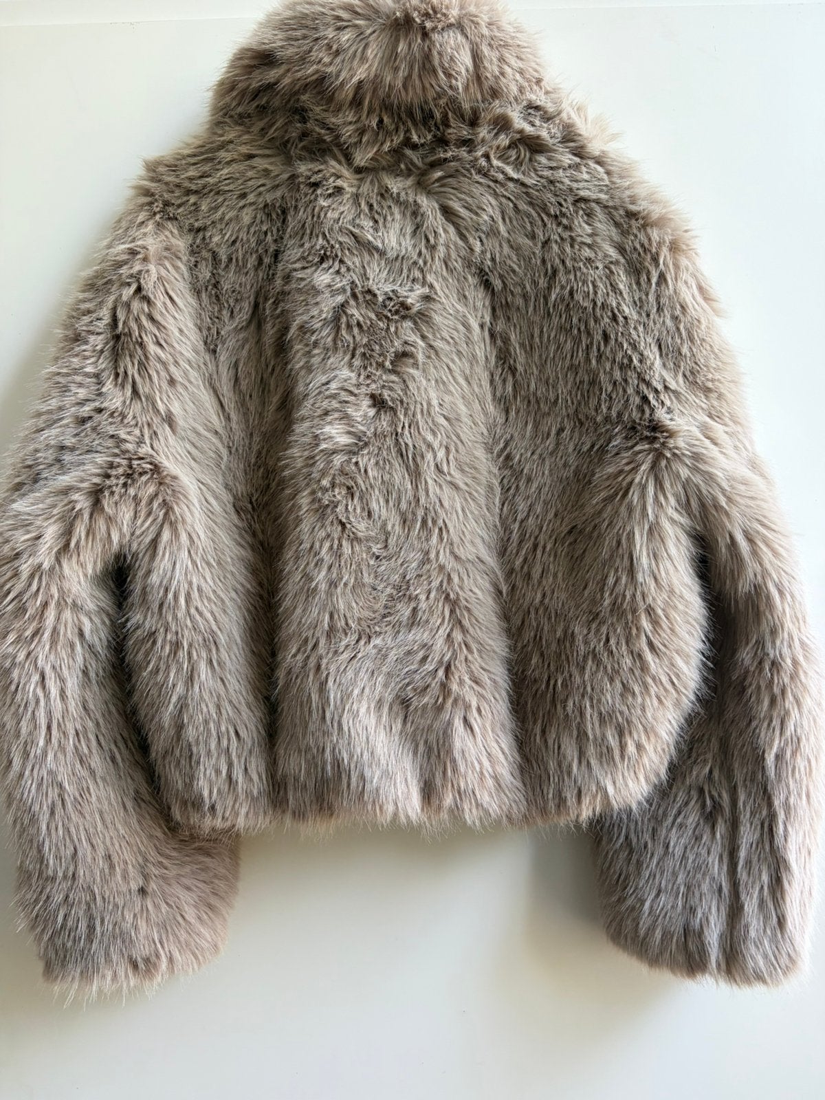 GARCONNE fakefur bontjas beige mt S/M, -, Verzenden, Nieuw, Garconne