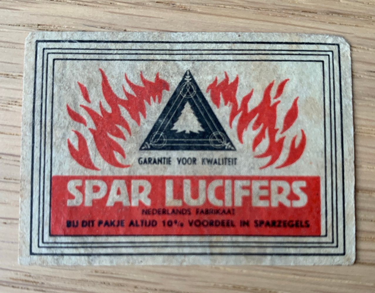 Lucifermerk Spar Lucifers, Ophalen of Verzenden, Gebruikt, Luciferdoosjes of -merken
