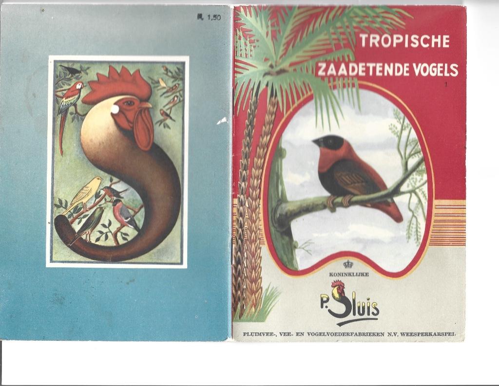 boekje van Sluis vogelvoederfabrieken, Verzamelen, Merken en Reclamevoorwerpen, Zo goed als nieuw, Overige typen, Ophalen of Verzenden