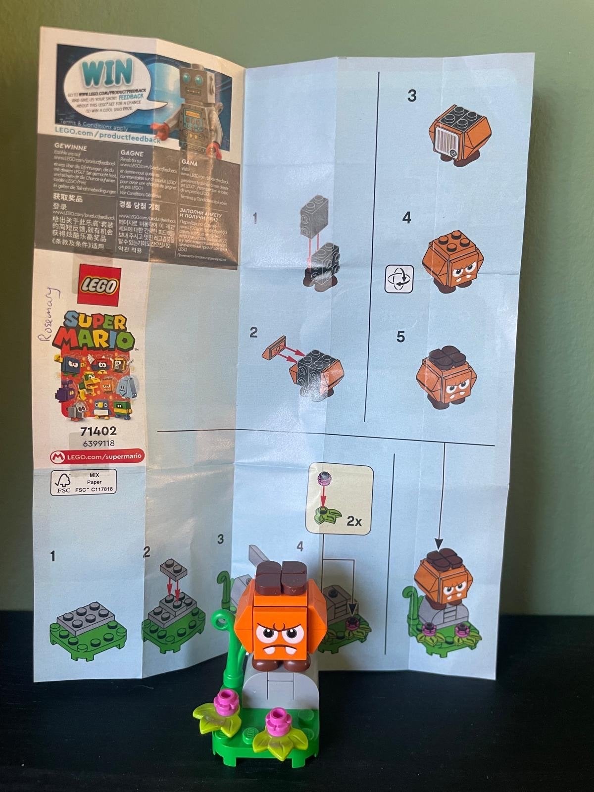 LEGO Super Mario Uitbreidingsset 71402 (compleet), Kinderen en Baby's, Speelgoed | Bouwstenen, Zo goed als nieuw, Ophalen of Verzenden