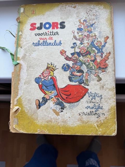 Sjors voorzitter van de rebellenclub, Gelezen, Eén stripboek, Ophalen of Verzenden, Frans Piët