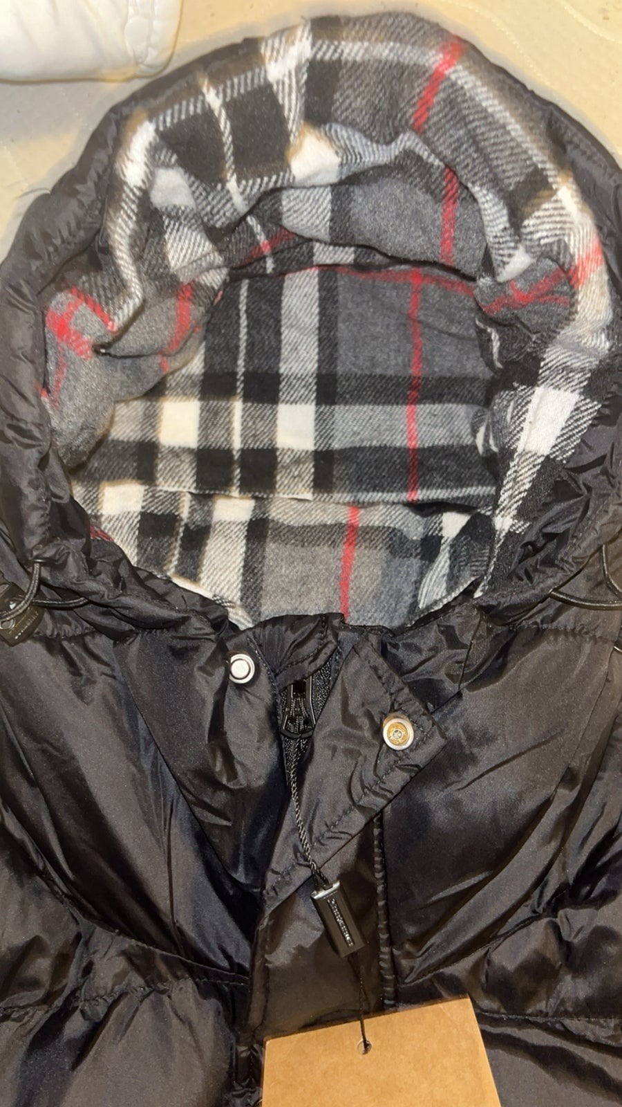 Burberry London England Puffer Jas Zwart (S), Zwart, Nieuw, Ophalen of Verzenden, Burberry