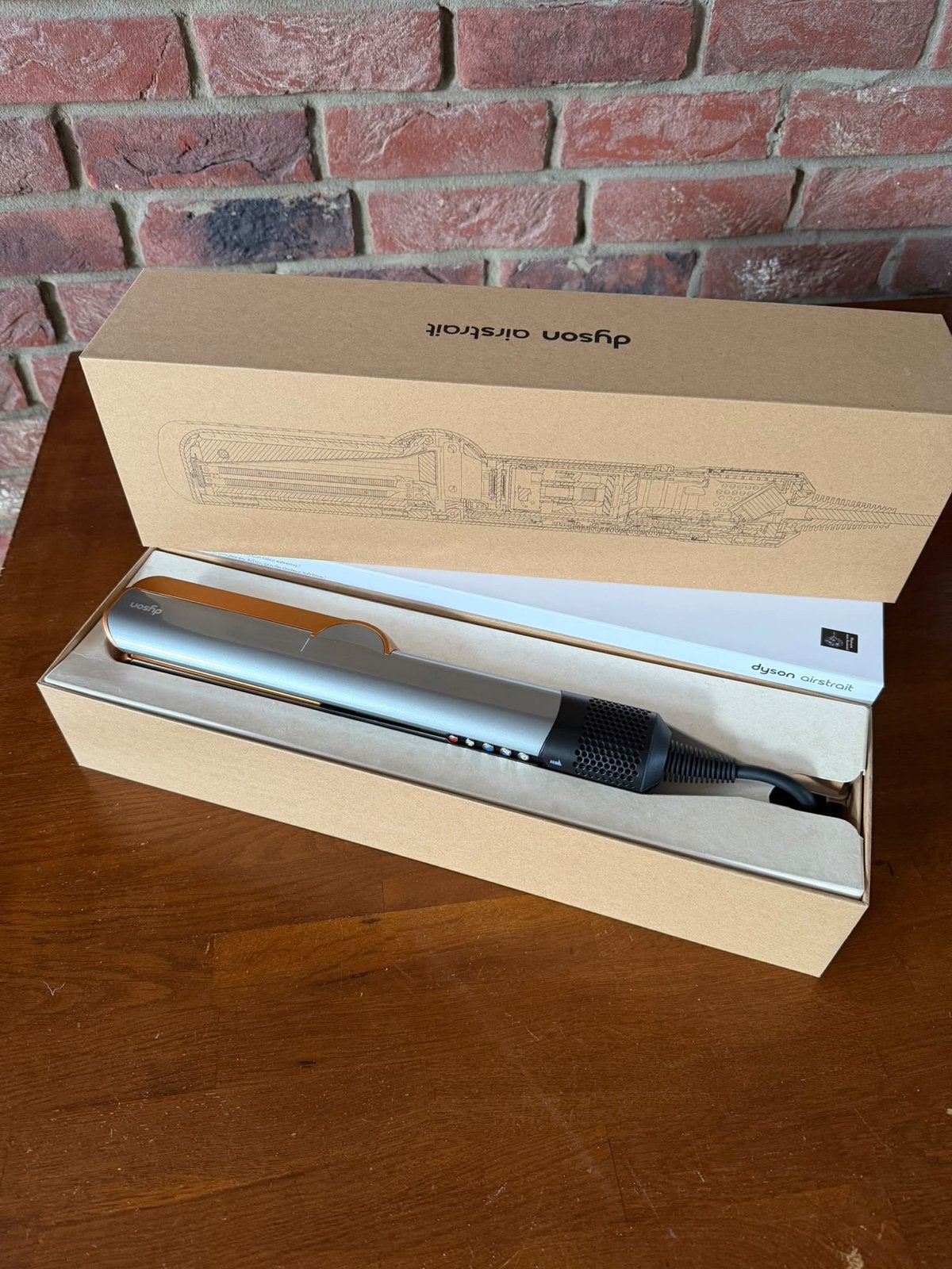Dyson Airstrait, Witgoed en Apparatuur, Ophalen of Verzenden, Nieuw, Haarverzorging