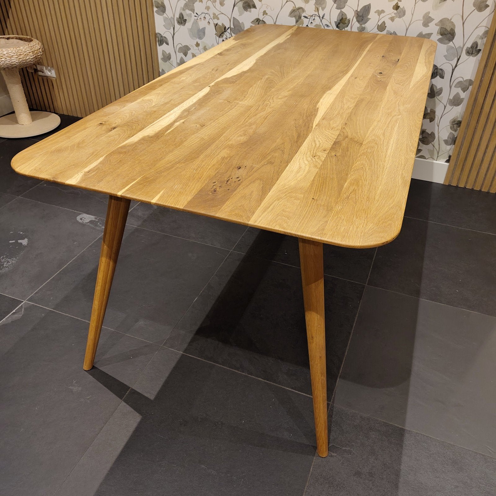 Eikenhouten eettafel Scandinavisch design (180 x 90 cm), Huis en Inrichting, Ophalen, Gebruikt, Eikenhout, Scandinavisch