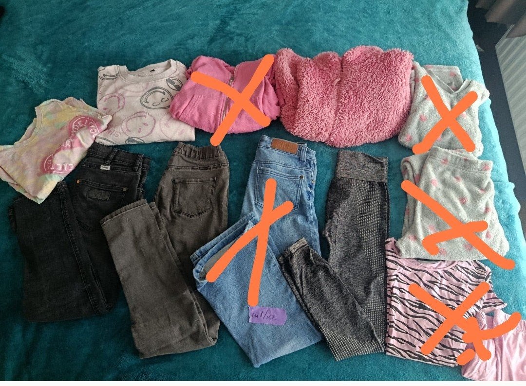 Kledingpakket meisjes: maat 146/152, Ophalen of Verzenden, Gebruikt, Maat 146