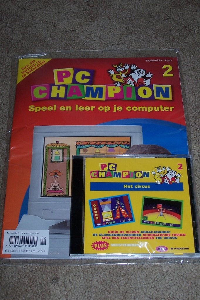 Cd-rom tijdschrift PC Champion / kinderen : Het circus NIEUW, Puzzel en Educatief, 1 speler, Nieuw, Ophalen of Verzenden