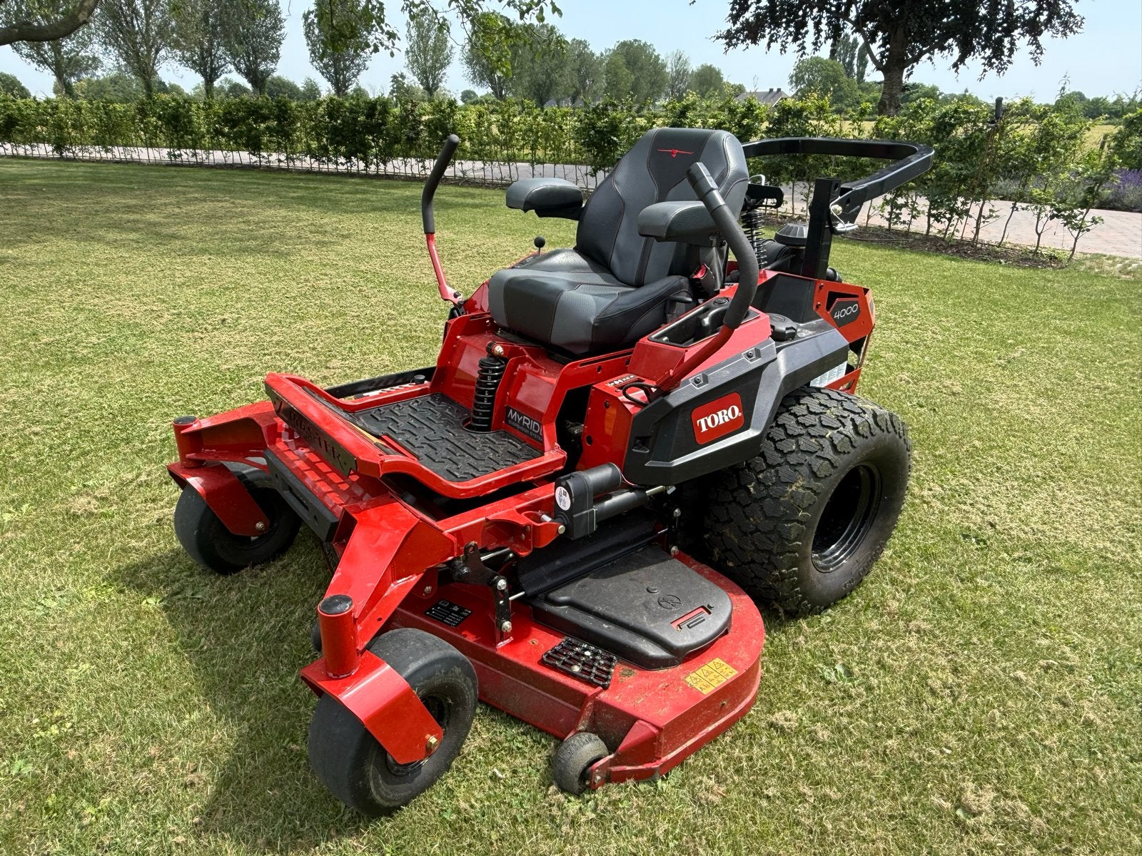 Toro Z Master Pro 4000 Zero-Turn Maaier, Ophalen, Cirkelmaaier, Mulchfunctie, Zo goed als nieuw