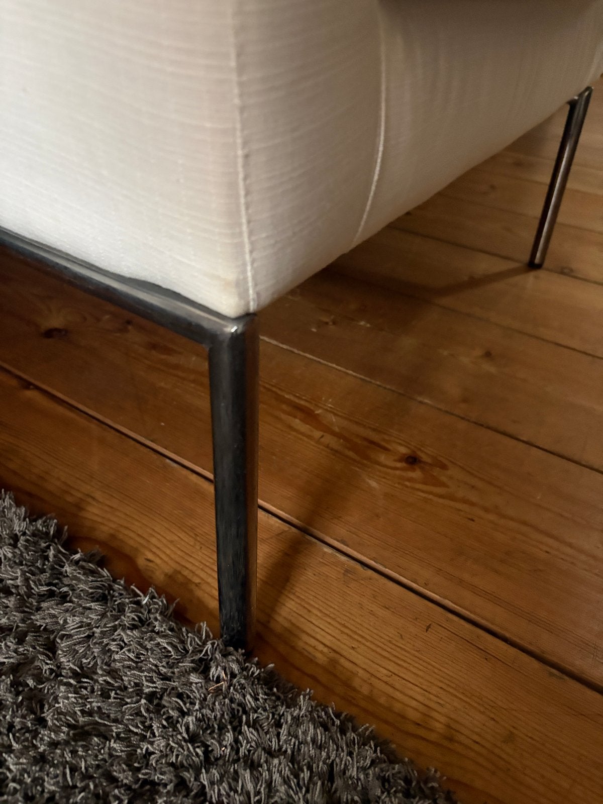 Stevige stoere stoel van IKEA, Huis en Inrichting, Stoelen, Ophalen, Gebruikt, Wit, Eén