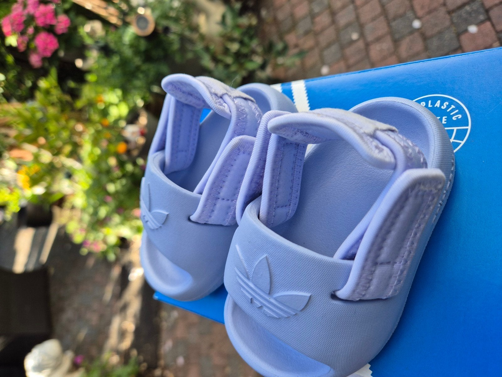 Adidas Adifom Adilette I - Lila Baby Sandalen Maat 19, Kinderen en Baby's, Kinderkleding | Overige, Ophalen of Verzenden, Nieuw