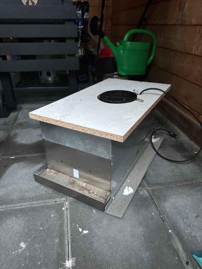 IKEA inbouw afzuigkap / vlakscherm afzuigkap (Werkend!), Ophalen, Gebruikt, Onderbouw afzuigkap, Inbouw
