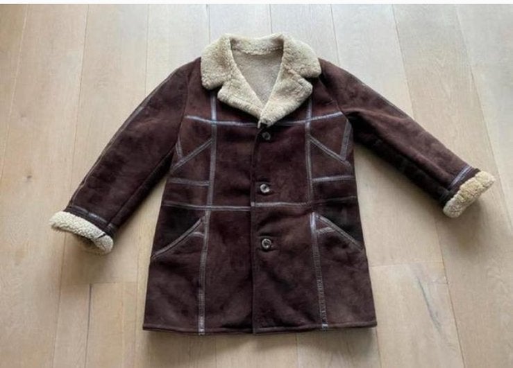Lammycoat L, Ophalen of Verzenden, Zo goed als nieuw, Maat 52/54 (L), Bruin
