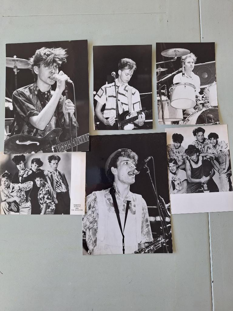Foto's Roberto Jacketti and the scooters, Hobby en Vrije tijd, Ophalen, Gebruikt