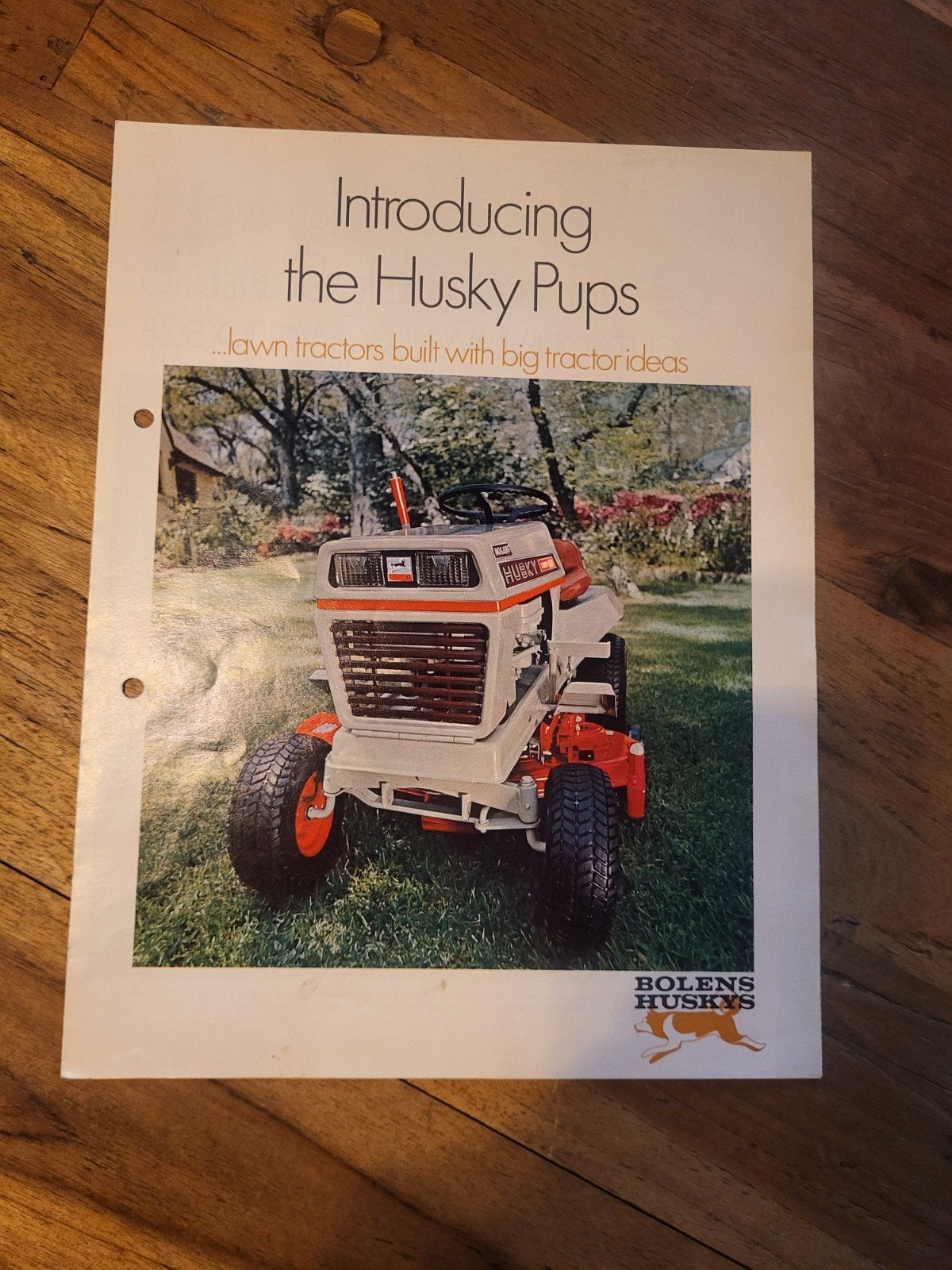 tractor folder BOLENS HUSKYS Husky pups Lawn tractors, Ophalen of Verzenden, Zo goed als nieuw