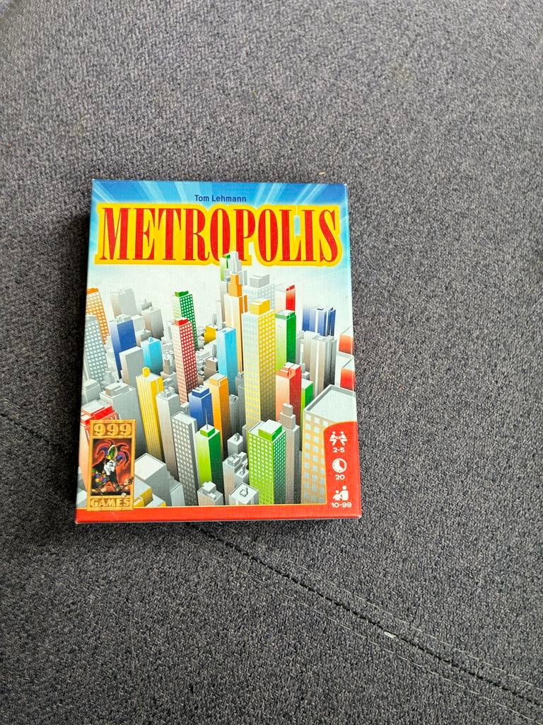 Metropolis Bordspel - Bouw je eigen stad!, Hobby en Vrije tijd, Gezelschapsspellen | Bordspellen, Vijf spelers of meer, Ophalen of Verzenden