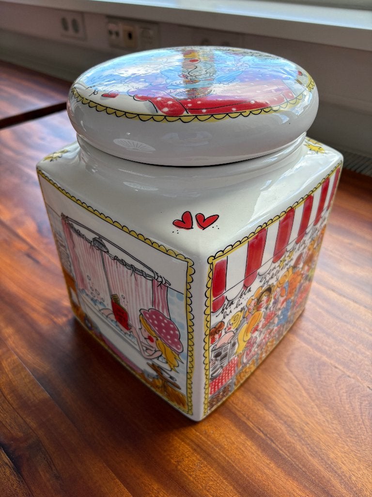 Grote Blond Amsterdam voorraadpot, Huis en Inrichting, Keuken | Servies, Overige typen, Ophalen of Verzenden, Zo goed als nieuw