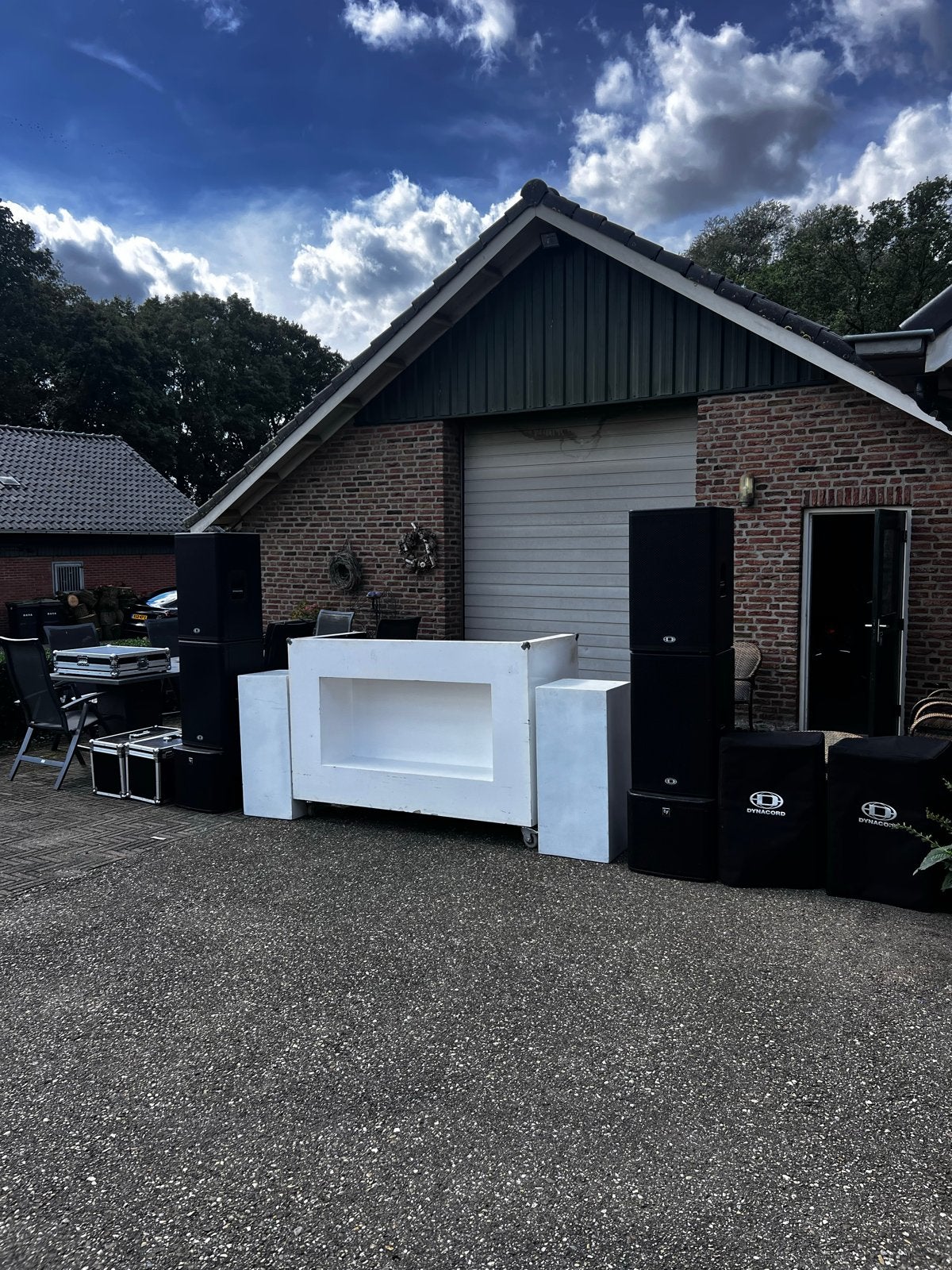 Complete DJ Set met Aanhanger - Dynacord & EV Speakers, Audio, Tv en Foto, Gebruikt, Speakerset, Basreflex, Ophalen