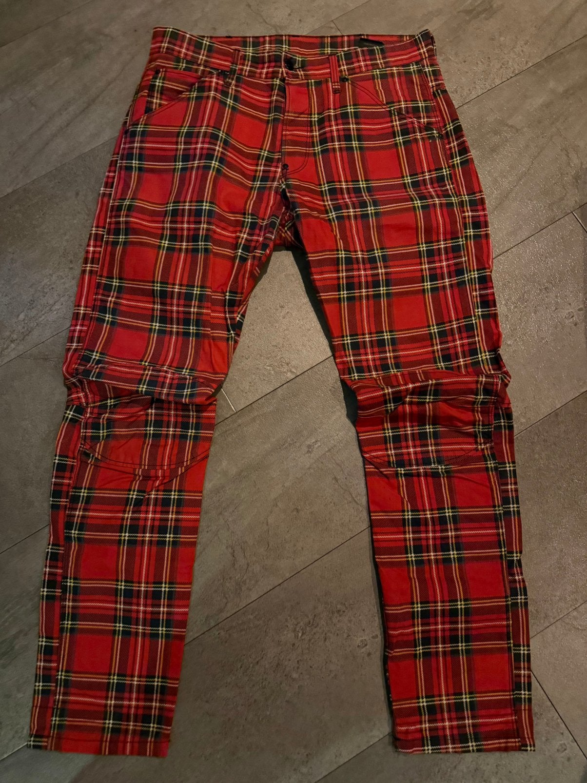 G-Star  X25 limited colour 5620 rood met ruit, Kleding | Heren, Verzenden, Gedragen, Overige kleuren, W32 (confectie 46) of kleiner