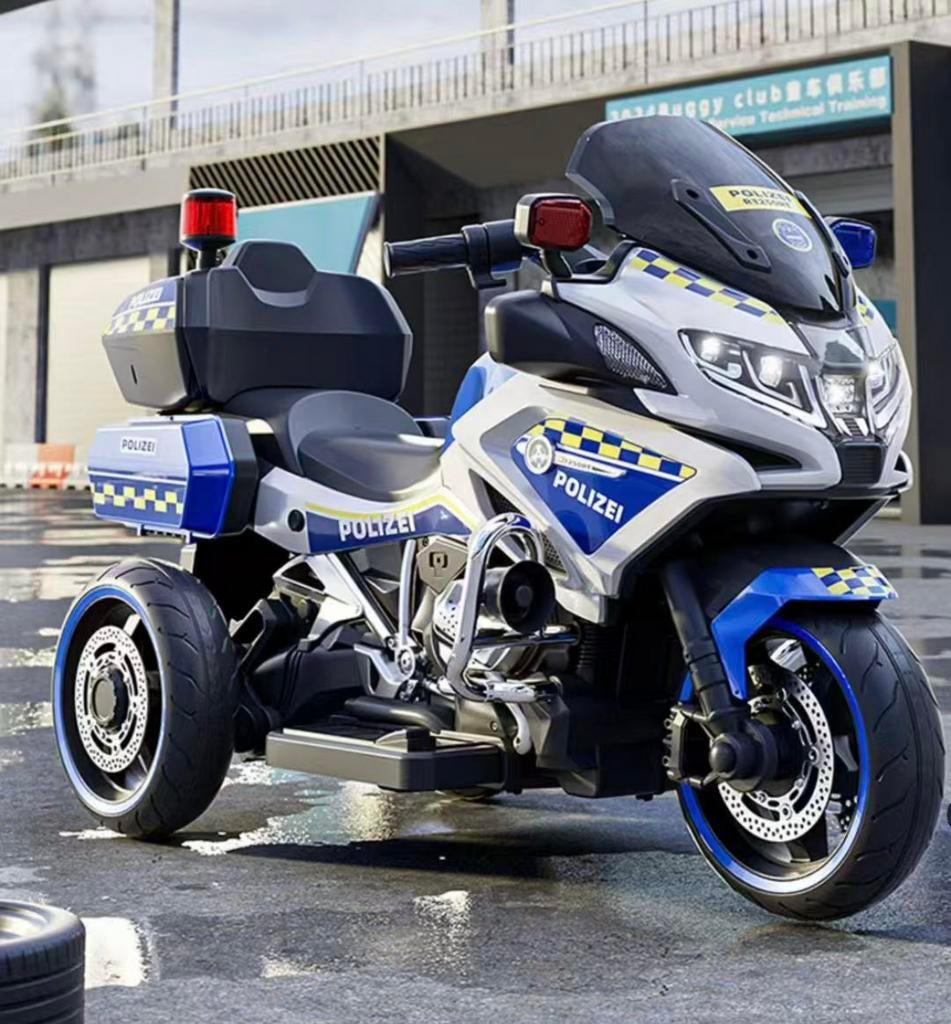 Elektrische politie motor groot model - 3 tot 10 jaar, Ophalen of Verzenden, Nieuw