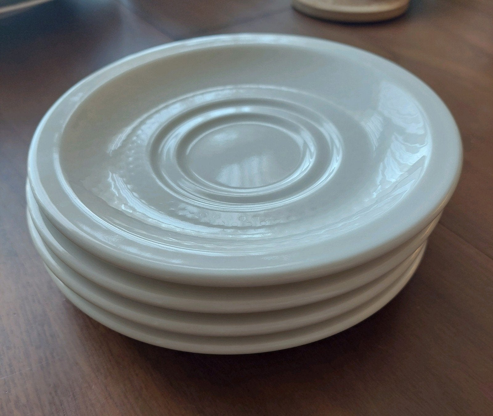 Villeroy & Boch schotels (4 stuks) met lichte gebruikssporen, Ophalen, Gebruikt, Overige stijlen, Kop(pen) en/of Schotel(s)