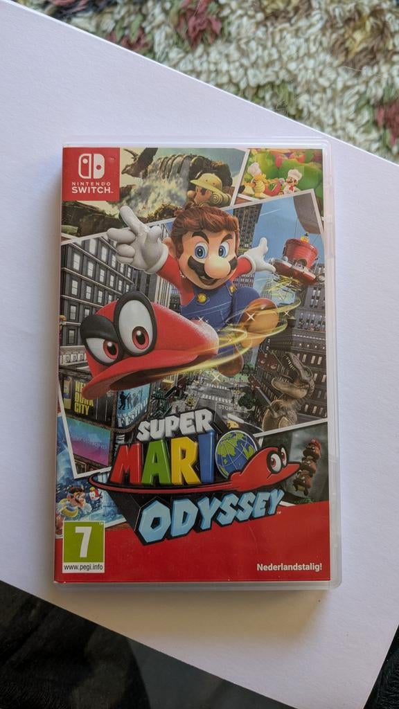 Super Mario Odyssey - Nintendo Switch, Spelcomputers en Games, Games | Nintendo Switch, Zo goed als nieuw, Avontuur en Actie, 1 speler