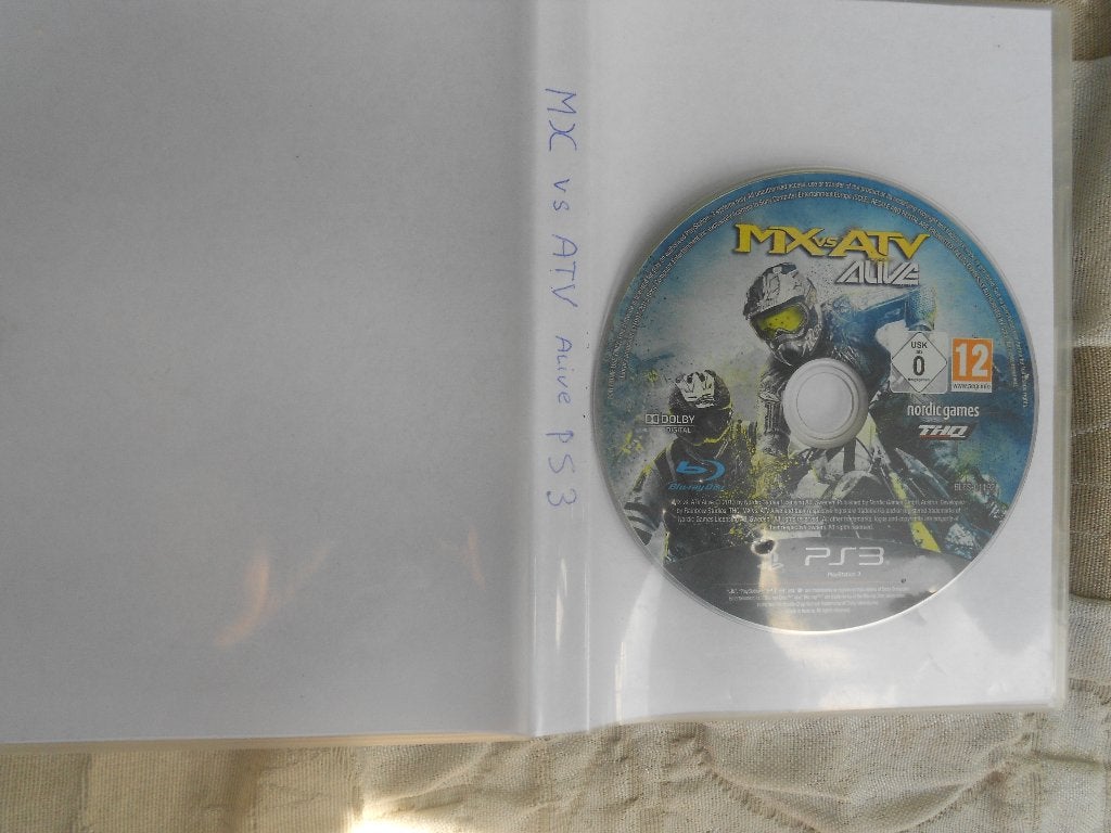 Game mx vs atv live voor ps3 geen originele doos of boekje., Ophalen, Gebruikt, 1 speler, Racen en Vliegen