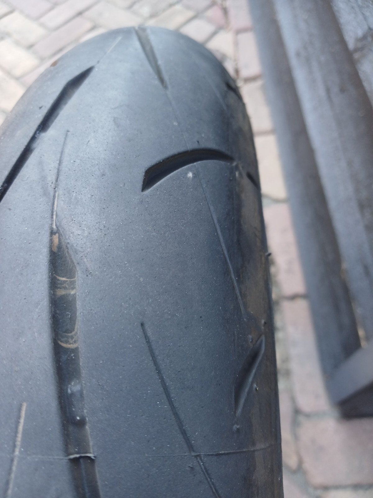 Motorband Dunlop, Ophalen, Gebruikt