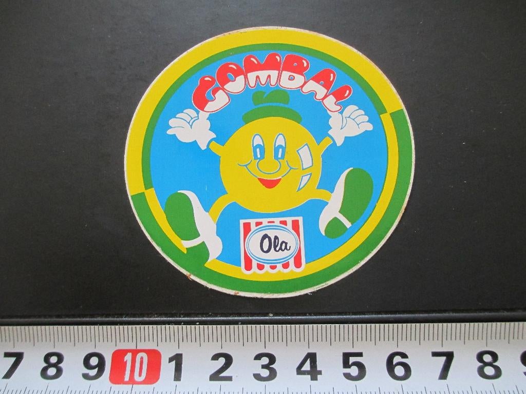 sticker ola ijs gombal, Verzamelen, Ophalen, Zo goed als nieuw