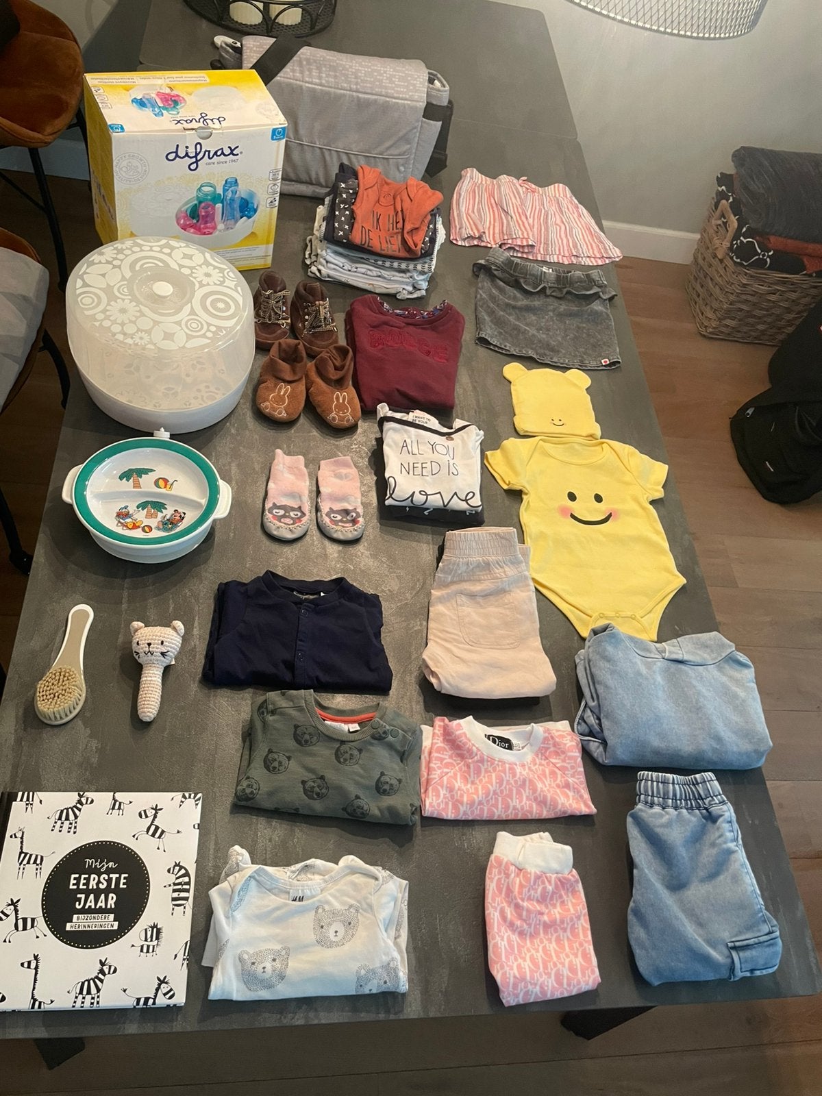 Pakket baby meisje/jongen 50/56 tm 92/98 zie info, Ophalen of Verzenden, Zo goed als nieuw, Overige maten