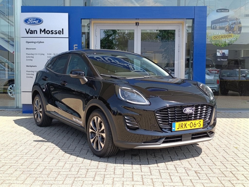 Ford Puma 1.0 EcoBoost Hybrid Titanium | Camera | Navigatie, 12 maanden, Euro 6, Zwart, Origineel Nederlands