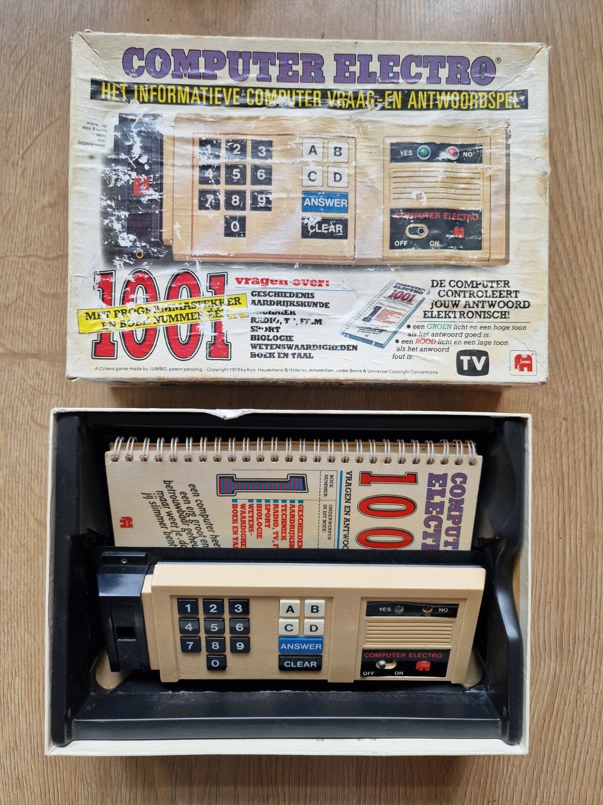 Jumbo Computer Electro: Informatief Vraag- en Antwoordspel, Een of twee spelers, Ophalen of Verzenden, Gebruikt, Jumbo