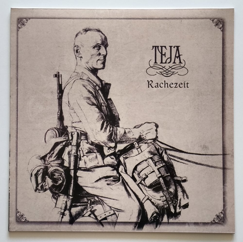 Teja - Rachezeit LP, Cd's en Dvd's, Vinyl | Rock, LP, Inclusief insert, Verzenden, Zo goed als nieuw