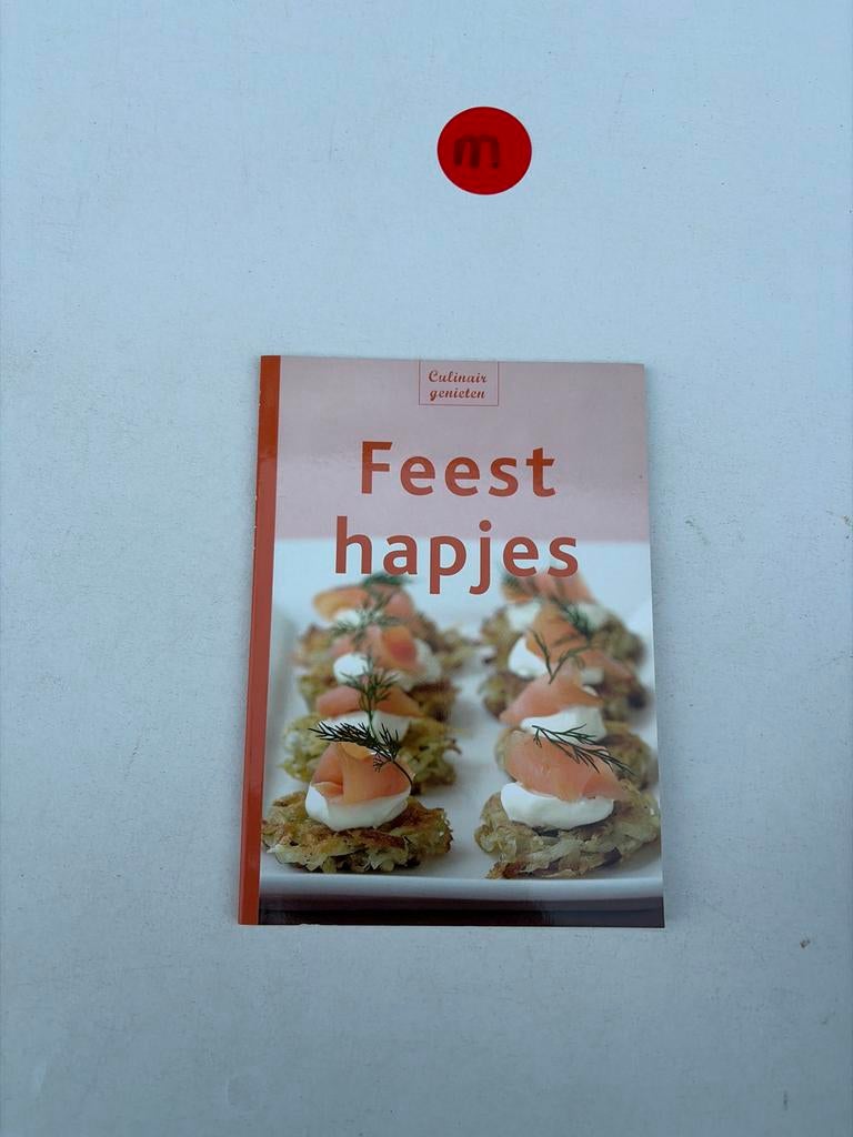 Feest hapjes - Culinair genieten kookboek, Ophalen of Verzenden, Zo goed als nieuw, Overige gebieden, Tapas, Hapjes en Dim Sum