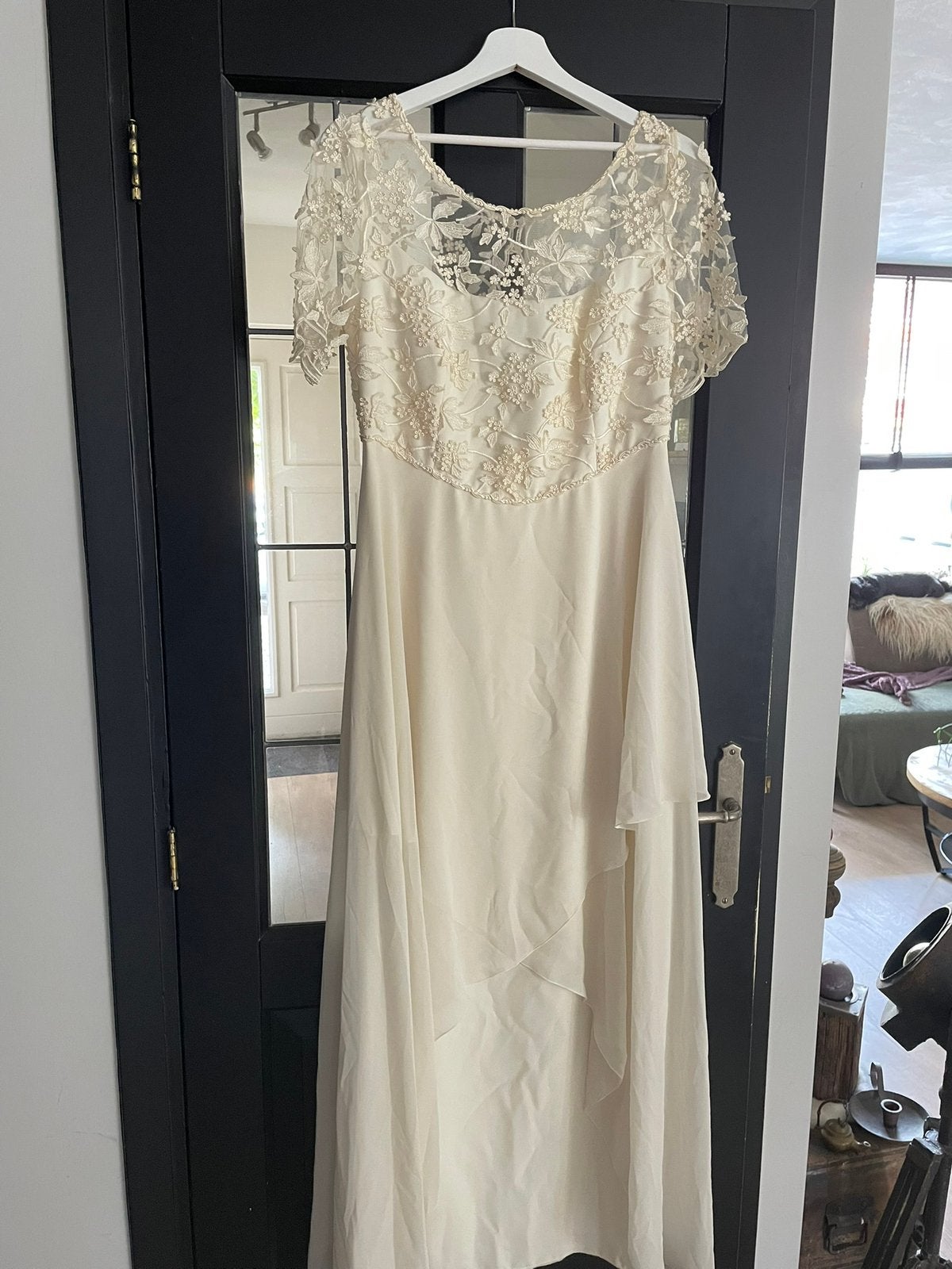 Bruidsjurk maat 36/38, Kleding | Dames, Ophalen, Zo goed als nieuw, Wit, Trouwjurk