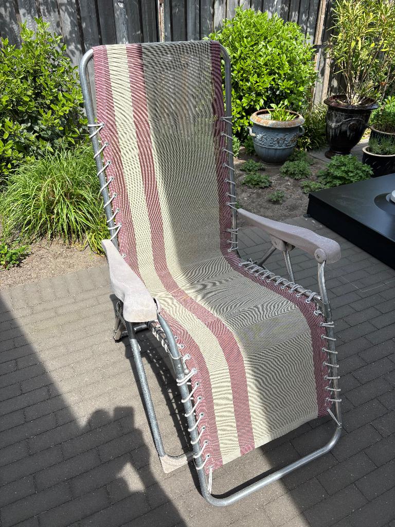 Crespo relax tuinstoel, Caravans en Kamperen, Ophalen, Gebruikt, Campingstoel