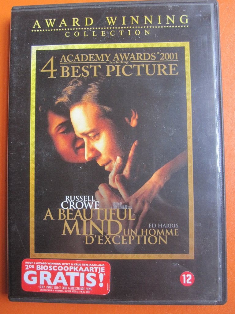 A Beautiful Mind (2001), Cd's en Dvd's, Dvd's | Drama, Engels, Nederlands, Overige genres, Ophalen of Verzenden