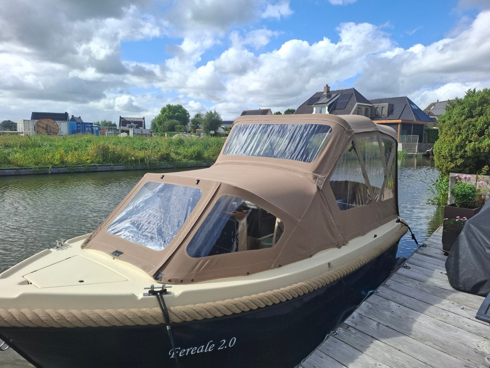 oud huijzer 530 met Weekendkap, Watersport en Boten, Gebruikt, 10 pk, 2.00 meter, 6 m