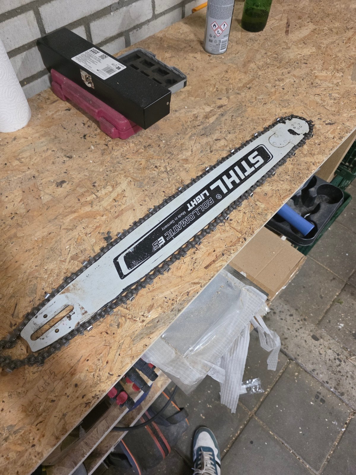 Stihl MS500i Motorzaag met 61cm blad - Werkend weggezet, Tuin en Terras, Hand-tuingereedschap, Ophalen of Verzenden, Gebruikt