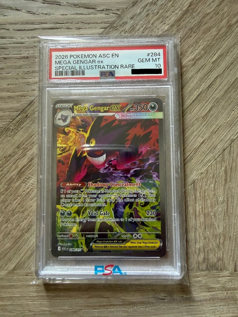 Mega Gengar EX 284/217 PSA 10 GEM MINT Pokemon kaart, Hobby en Vrije tijd, Verzamelkaartspellen | Pokémon, Ophalen of Verzenden